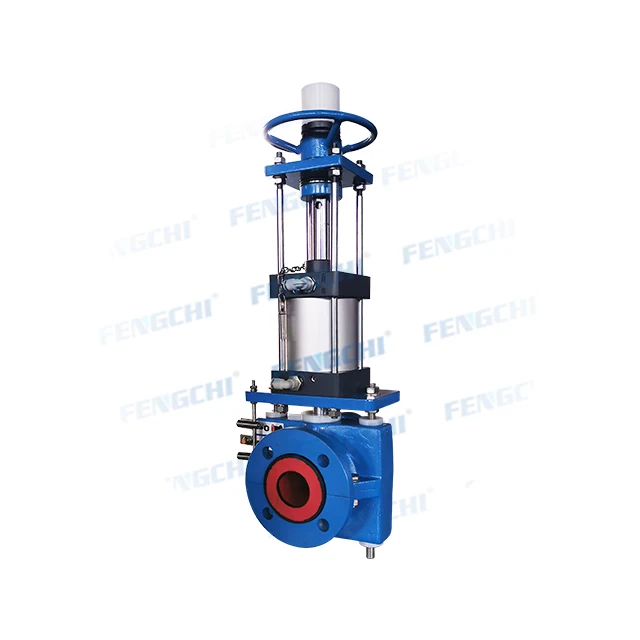 Pneumatic pinch valve with manual override