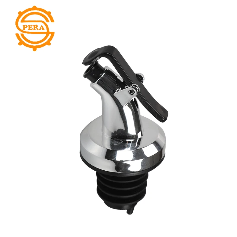 Low price kitchen plastic wine bottle pourer for vinegar oil olive drink bottle pourers cork spout