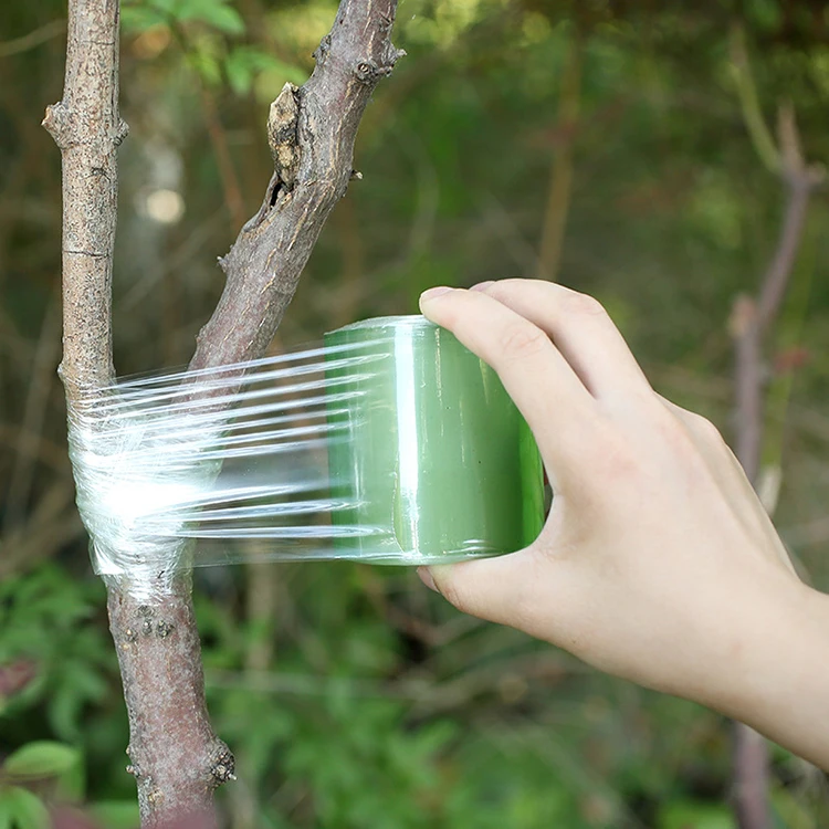 2 cm width Garden Tree Pots Seedlings Blue Grafting Film Fruit Tree Stretch Grafting Tape