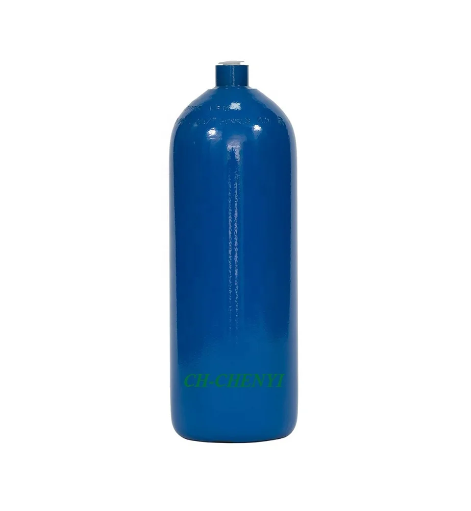 empty 2l 4l 10l 8l 2kg 6kg steel argon co2 nitrogen gas cylinder tank bottle with valve