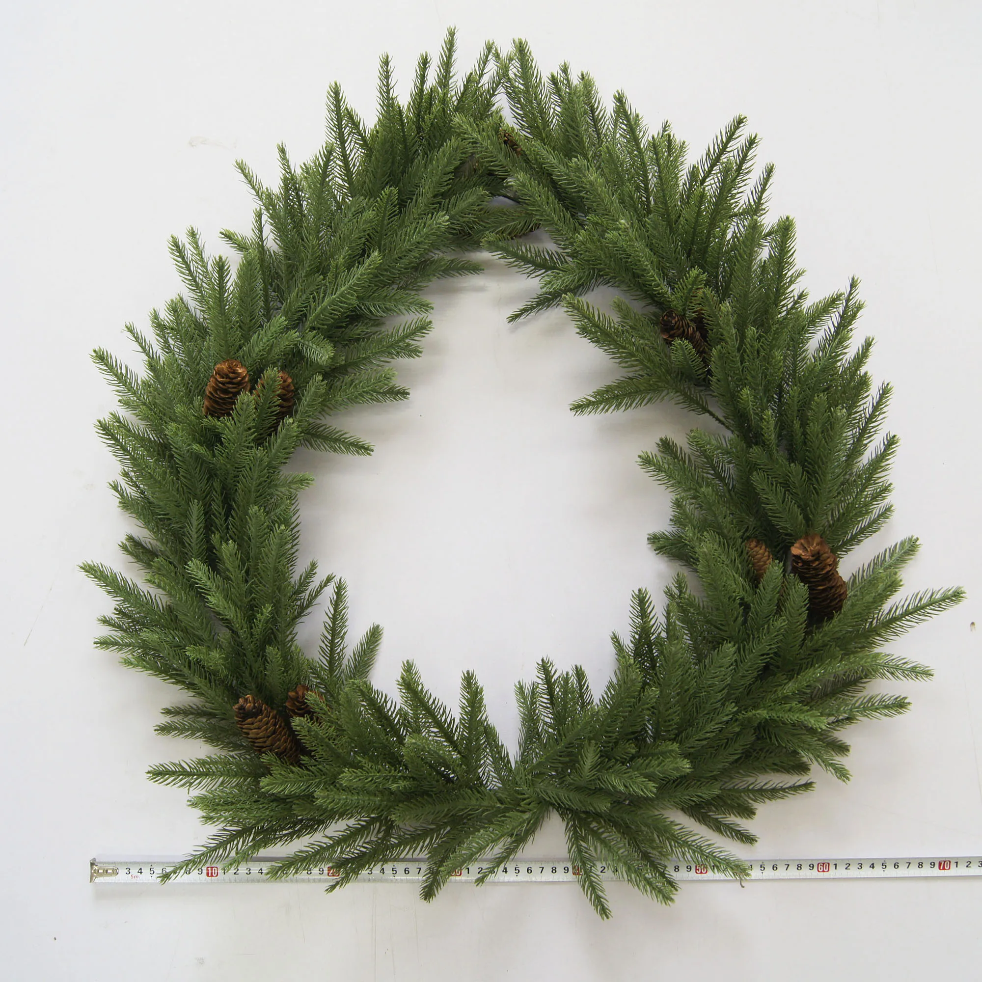 Artificial Custom Ball Ornaments Red Berry Heart-Shape Christmas wreath