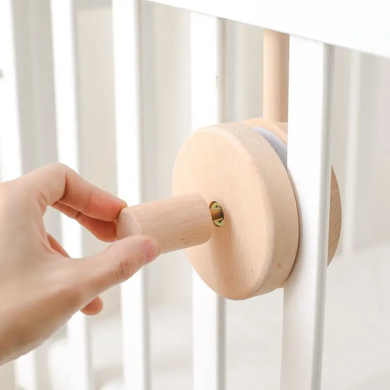 OEM  New Products  Cartoon Bell Bracket Baby Bed Bell Wooden Baby Cot Mobile Wooden Mobile Holder For Bed