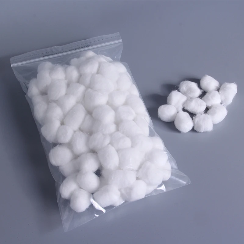 High Absorbency Soft Touch Surgical Disposable Sterile Hemostatic Cotton Balls