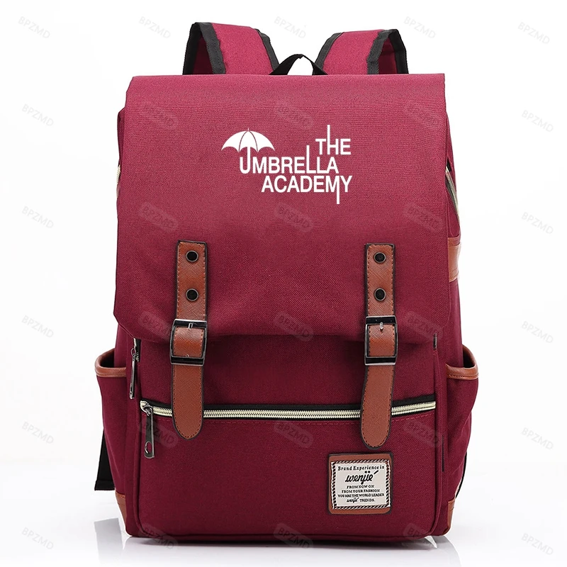New The Umbrella Academy USB Backpack Women Men Teenager School Bag Women USB Travel Rucksack Large Mochila Escolar