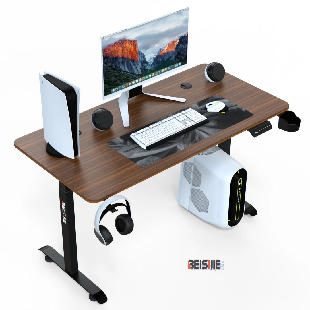 Элитный регулируемый по высоте Рабочий стол с сидячей стойкой плавным электрическим подъемником и несколькими цветовыми вариантами для офисов