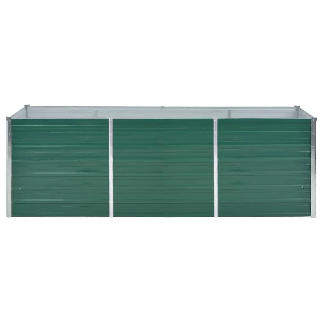 R045 240x80x77cm Garden Raised Bed Big Steel Box Outdoor Metal Gardening Planter Pots Fruit Flowers