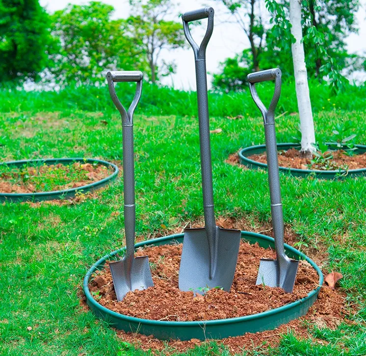 Digging steel spade shovel head with carbon steel handle garden tool Pointed shovel Spade