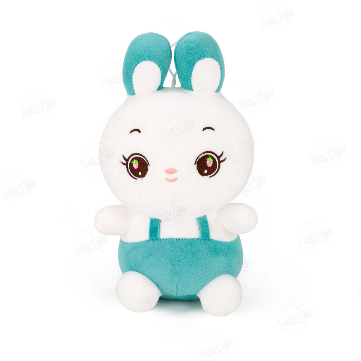 New Arrival Cute strawberry eye rabbit doll with lock-bus toy set cheap toy set for holiday gift birthday gift play with kid