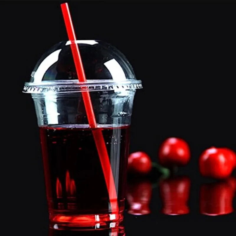 Wholesale disposable PET custom logo printed plastic cup disposable cups