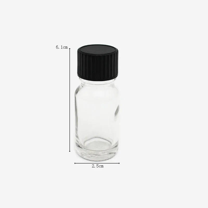 Hot sale 18-400 Black Phenolic Cap Poly Seal Cone Liner for 10ml essential oil clear glass bottle