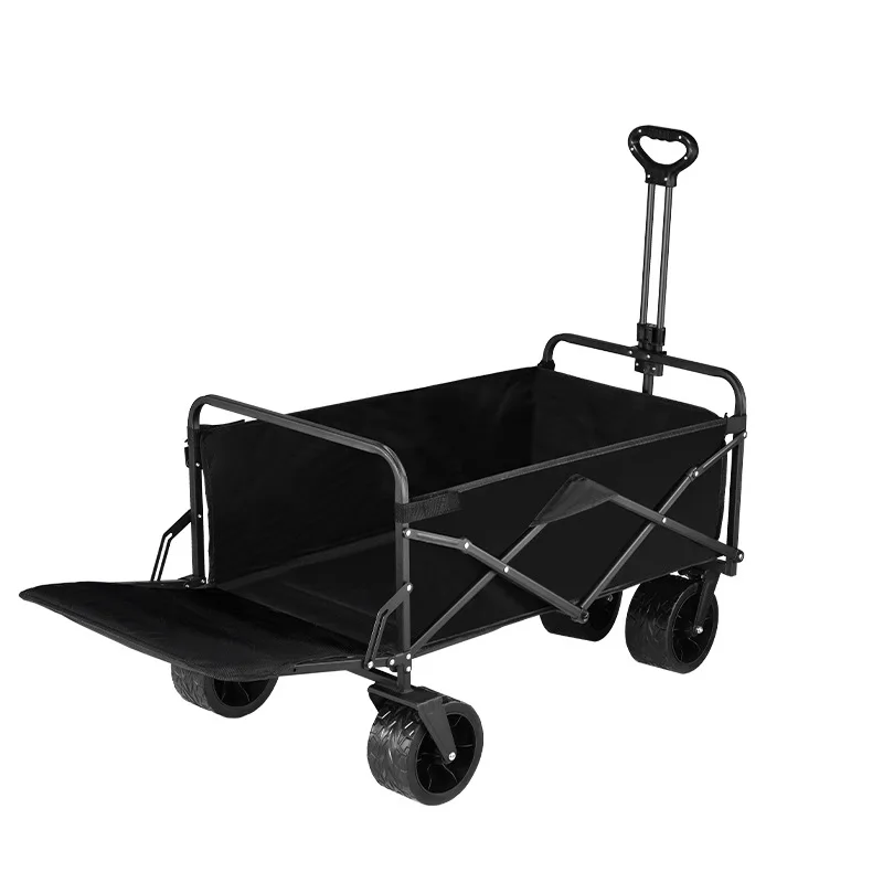 2024 New Product Wholesale Portable Foldable Garden Cart Stroller Wagon for Camping and Beach Use