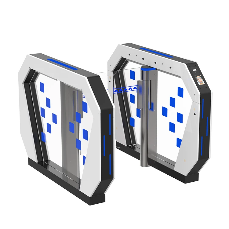 Office Building Entrance Security Automatic Anti Collision Access Control Swing Turnstile Barrier