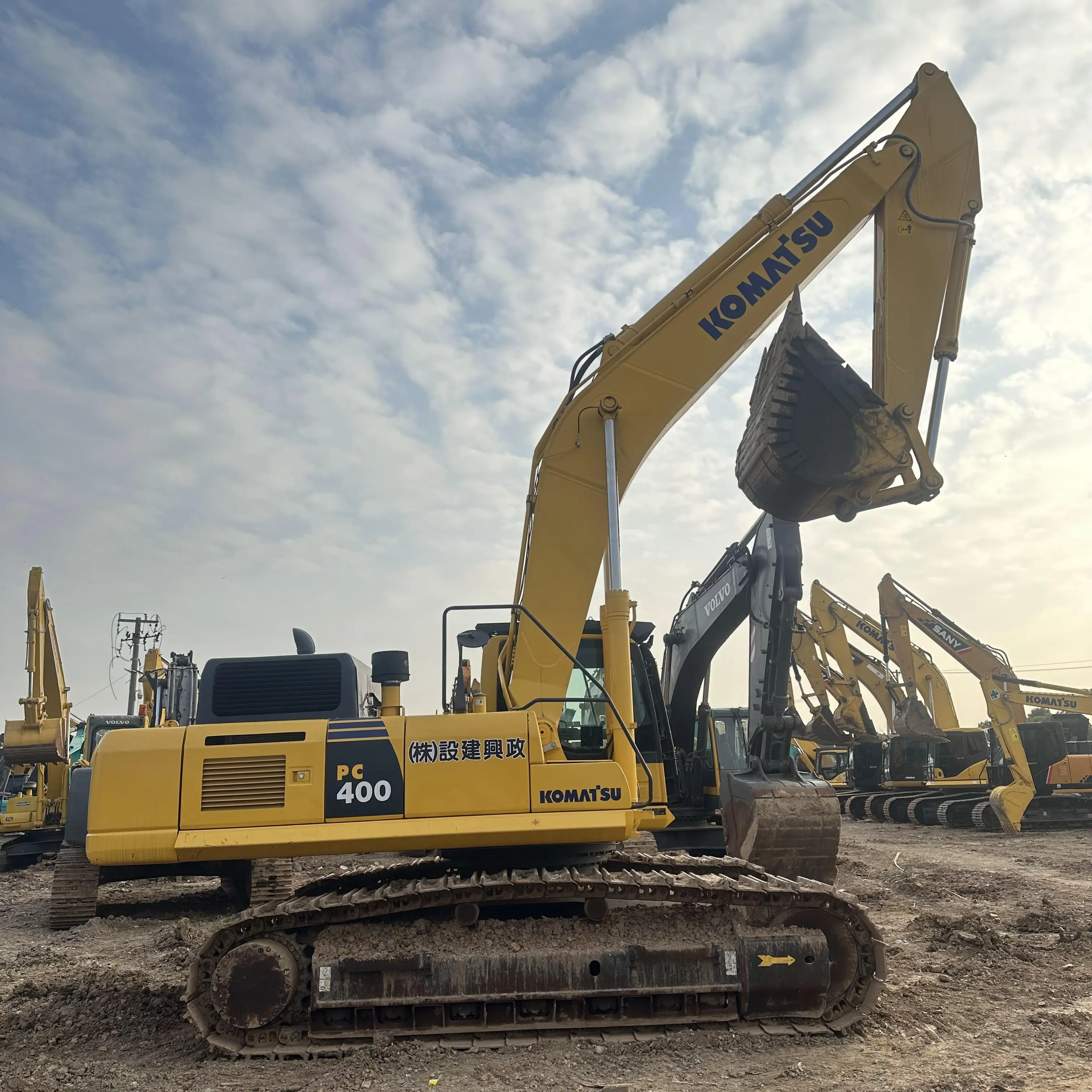 Good condition komatsu pc400-8 large used construction machine with quality parts and cheaper cost