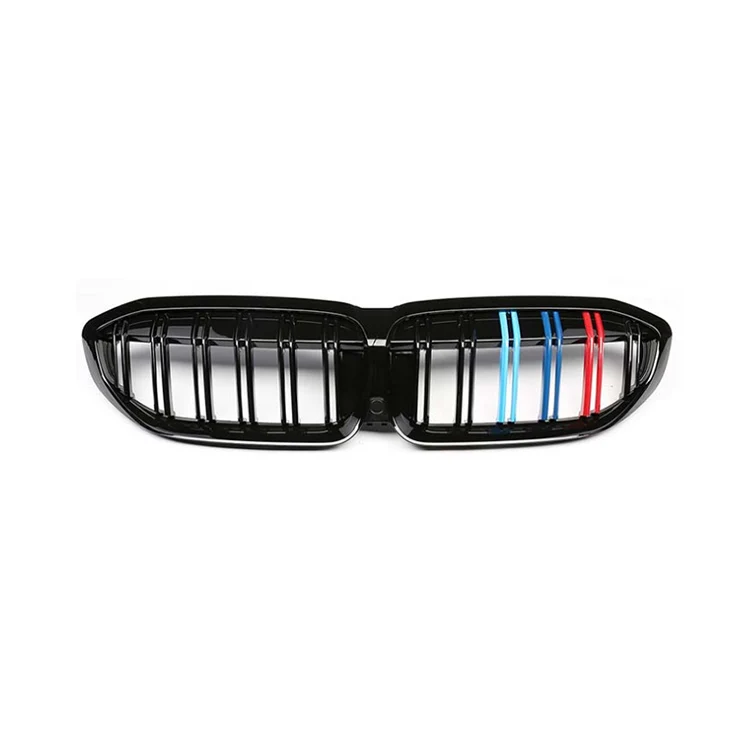  Трехцветная двухлинейная углеродная передняя решетка радиатора для Bmw G20