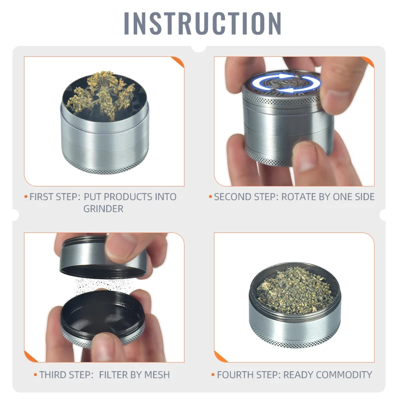 Smoke shop accessories products items wholesale portable grinder machine