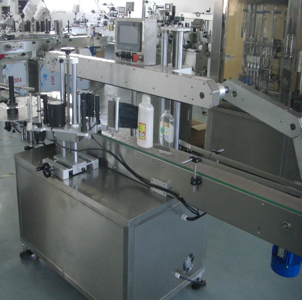 YM610 Automatic one side single side barrel bucket labeler flat surface bottle labeling machine