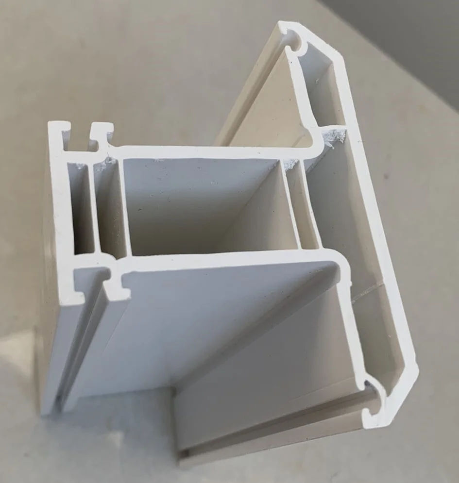 ZD 66mm casement 2.5mm wall thickness upvc profiles door window