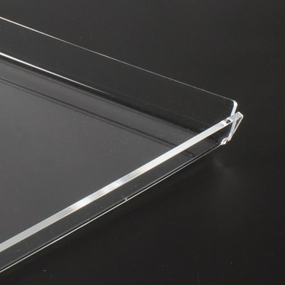
Food Fruit Tea Square Serving Tray, Custom Clear Acrylic Restaurant And Hotel Plastic Drink Tray 