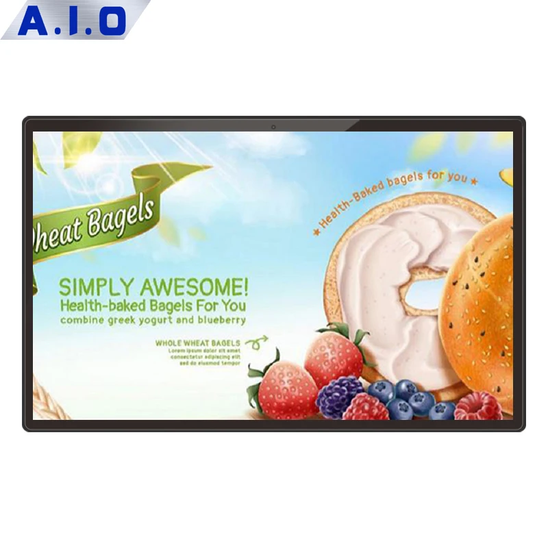 32 inch Android WIFI LCD digital display wall-mounted touch advertising machine