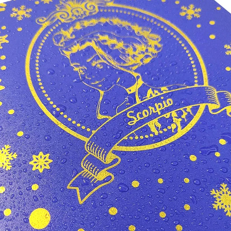 Wholesale Bulk Stationary Notebook A5 For Students Holi Constellation Gold Foil Logo Customized notebook Star Sign Diary