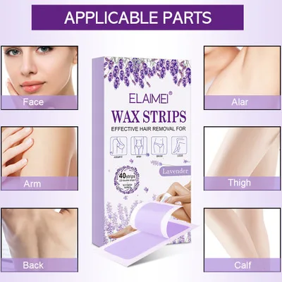 Wholesale Smoothing Fast Effective Hair Removal Body Facial Wax Strips