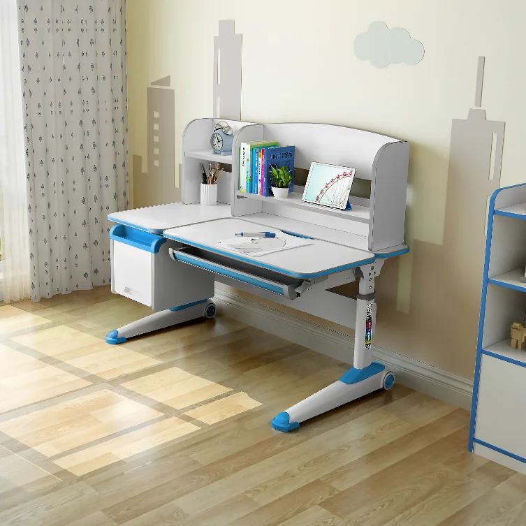 
Hot Sale Children Learning desk Modern Ergonomic Height Adjustable Study Table And Chair For Kids 
