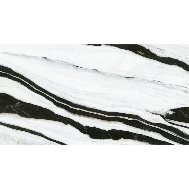 Pure natural panda white marble hotel lobby meeting room living room background wall dining table marble wall panels