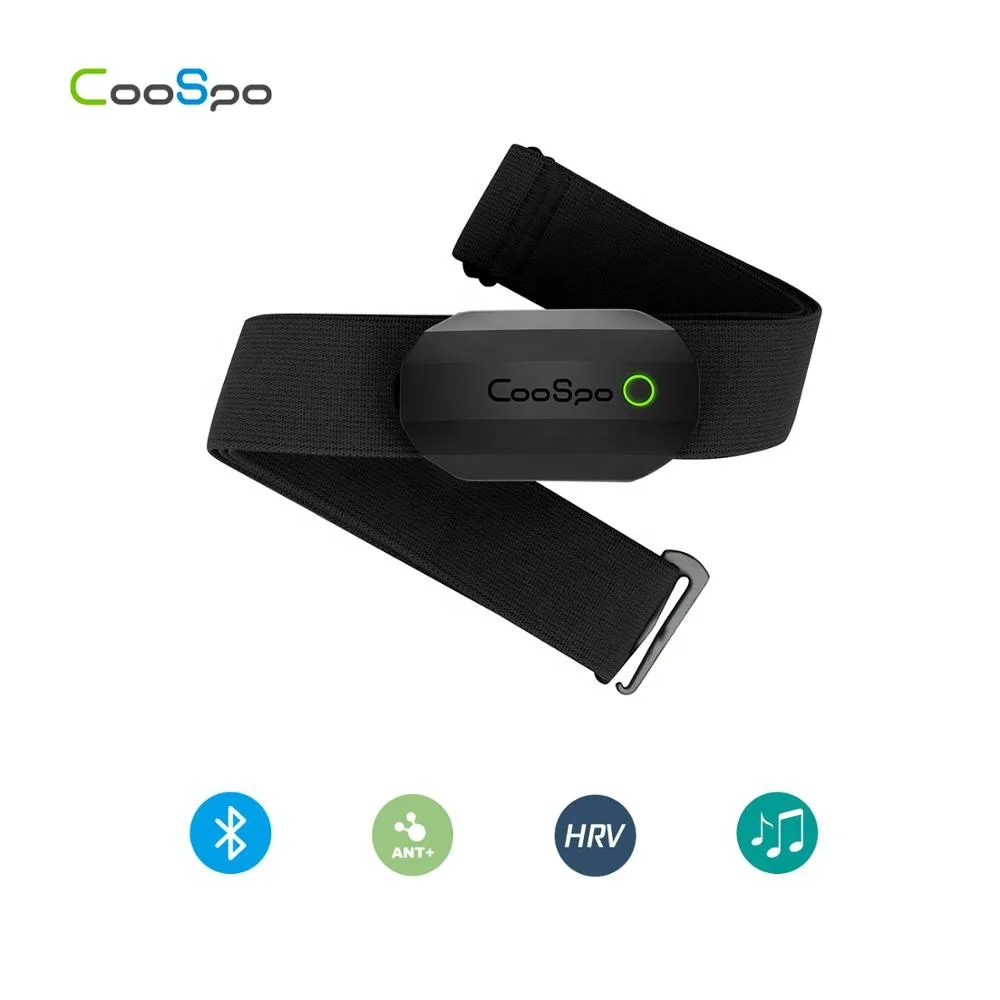 
COOSPO H808S Bluetooth ANT+ Heart Rate Monitor Chest for Fitness Cardio 