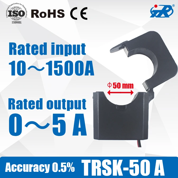 High Efficiency 15 Mva Power Flexible 05s Rogowski Coil 23kv AC DC Current Transformer