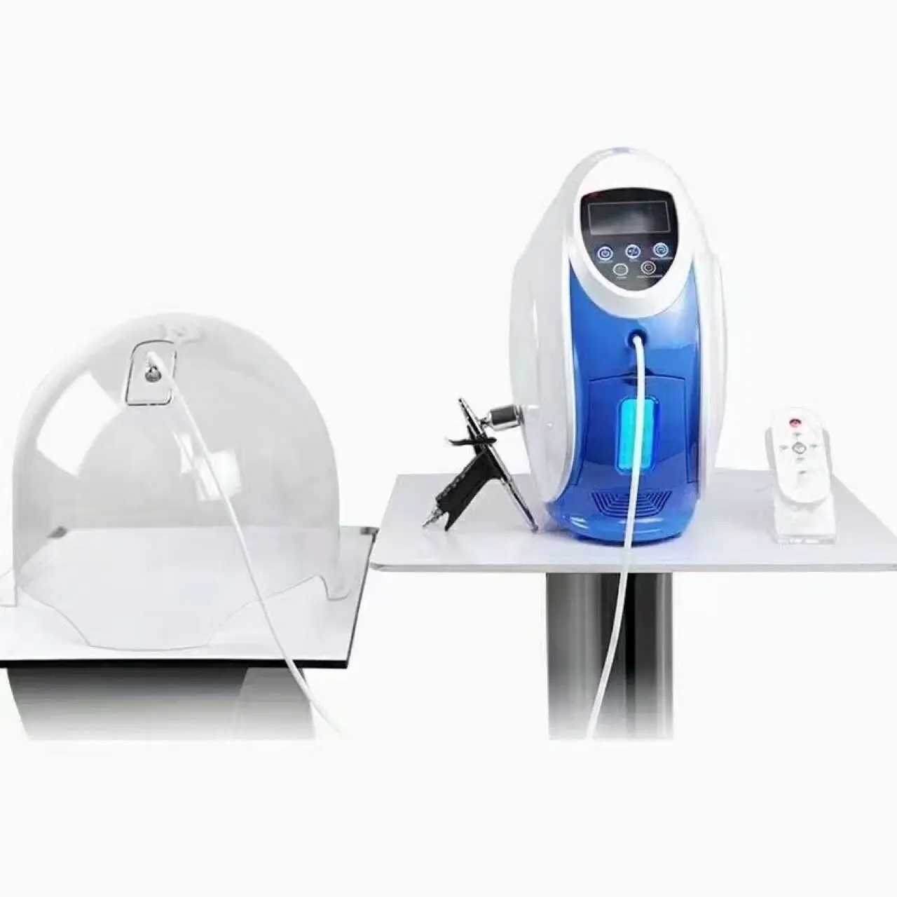 2022 Facial Oxygen Spray Injection Jet Peel Skin Rejuvenation o2 derm Mask Therapy Oxigen Dome Spray Gun Oxygen Dome O2toderm