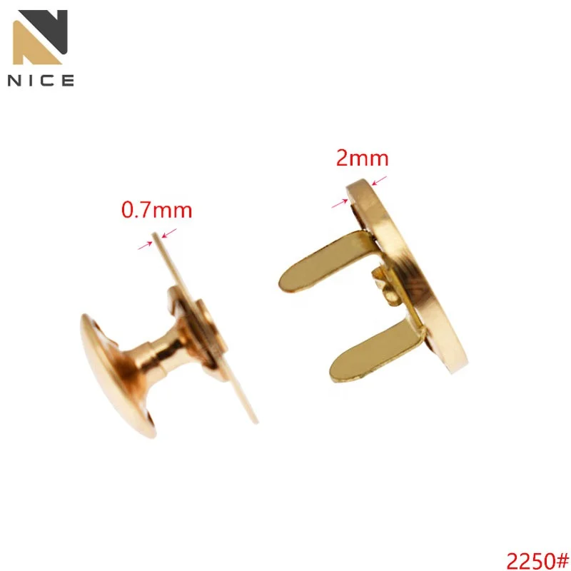 Factory Wholesale Metal Magnet Snaps Button buckle Handbag Garment Hardware Strong magnetic Single Rivet stud Magnet buttons