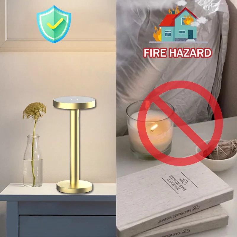 Golden Aluminum Metal Eye Protection Desk Lamp Led Usb Port Study Book Reading Table Light Office Work Simple Flexible Lamp