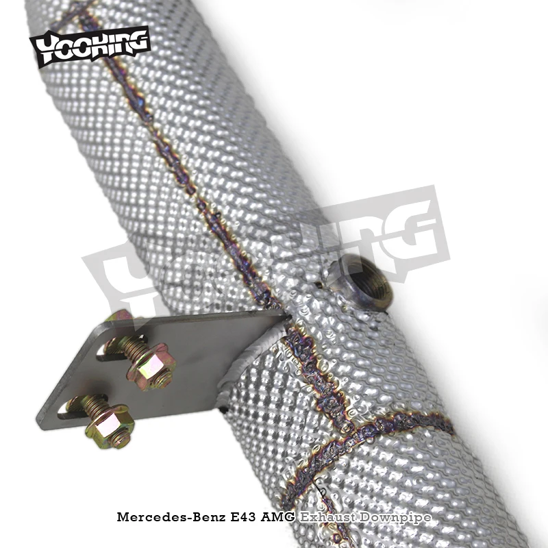 Tuning Racing Straight Downpipe For Mercedes-Benz E43 AMG 3.0TT 2016-2018 Stainless Steel Performance Escape Car Exhaust System