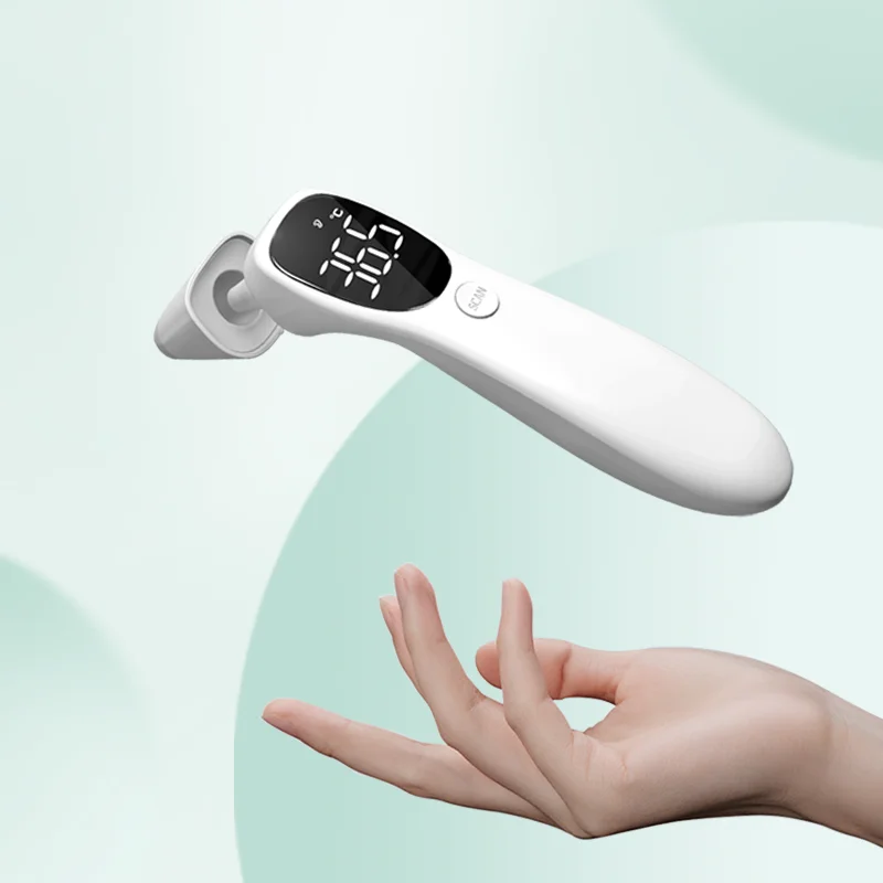 NonTouch Forehead Thermometer for Adults and Kids Sensitive Sensors Large LED Digits Quiet Vibration Thermometers