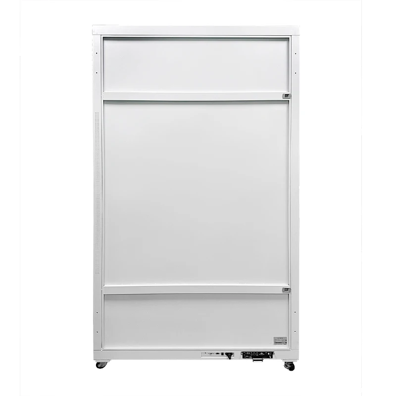 indoor interactive lcd portrait real time projection cabinet 3D advertising virtual box holobox transparent display showcase