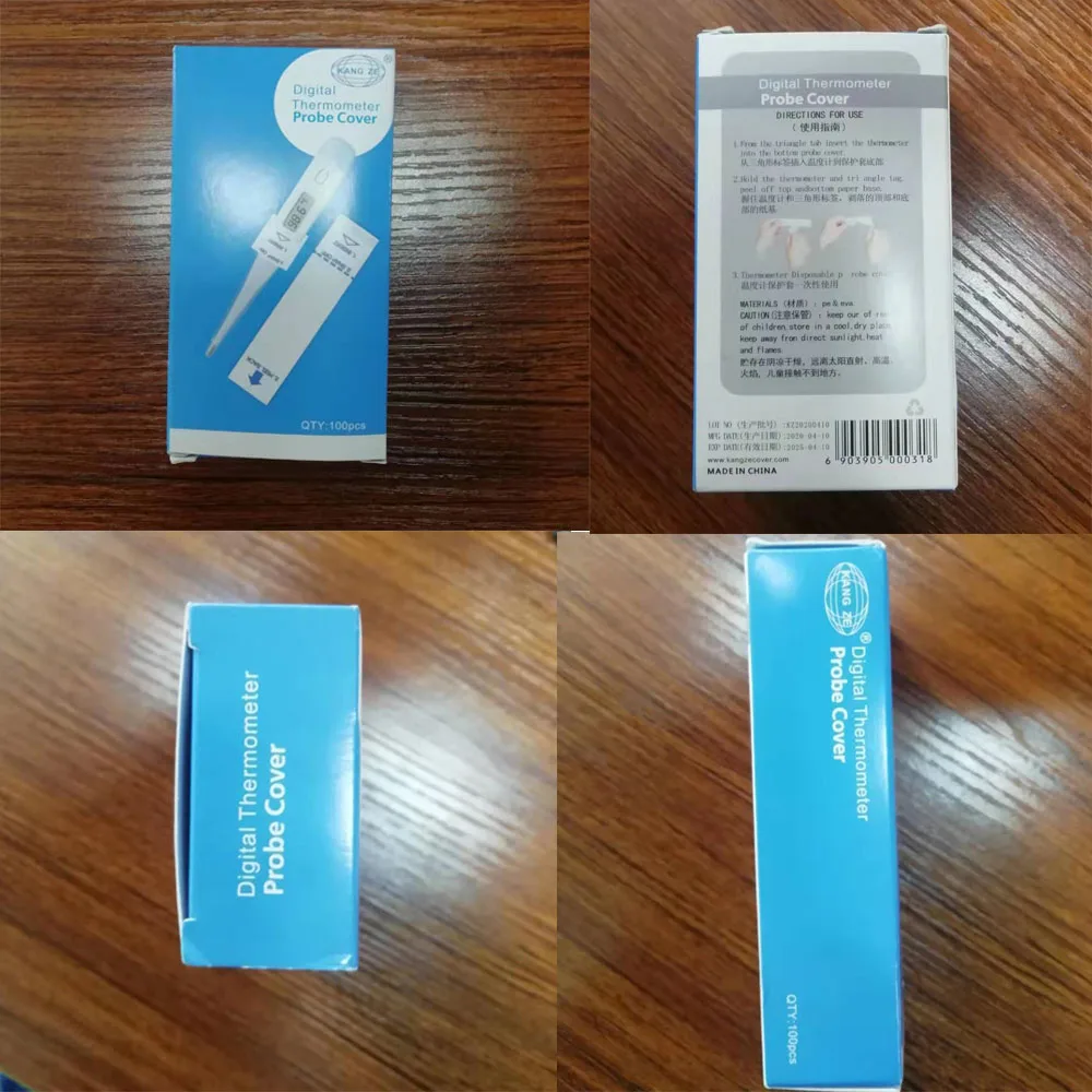 protect cover thermometer PE disposable thermometer probe cover OEM Service Offered Disposable Digital Thermometer Probe Cover
