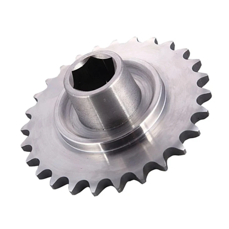 
Best Stainless steel sprockets for 08B roller chain Rolling spur Sprocket shaft 