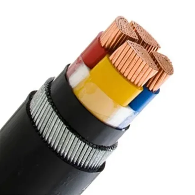 4*25 4*35 стальная проволока бронированный кабель подземный CU/XLPE/PVC/SWA/PVC