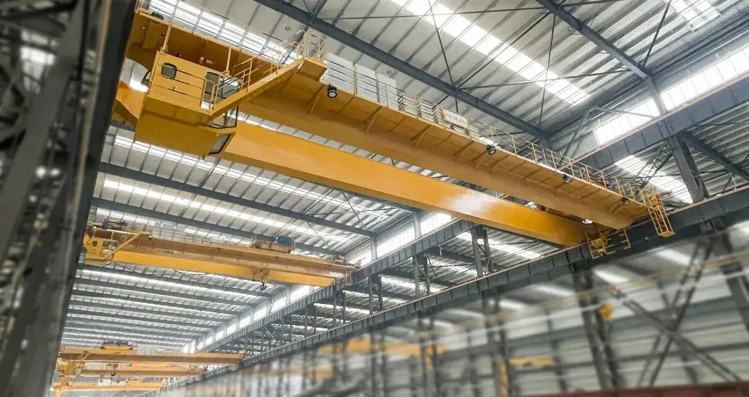 Double Beam Bridge  High Efficiency Heavy Work Duty  QD double girder overhead crane