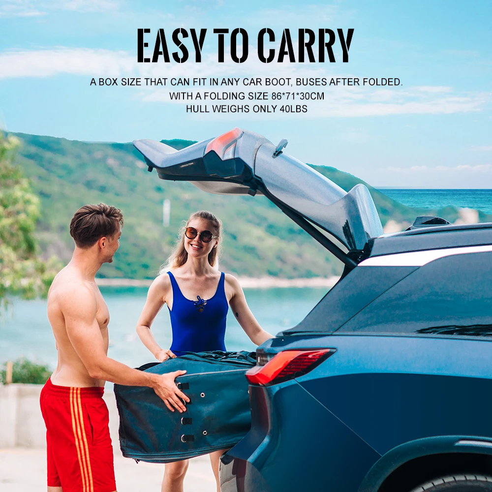 
Terravent K1 Plastic canoe Portable kayak de pesca Mini Folding Foldable ORU kayak one person canoe/kayak for sale 