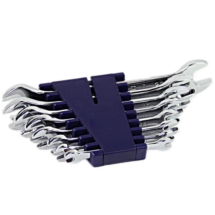 
Hot Selling Professional Crv Spanners Wrench Set Combination Wrench Double Open Wrench Sets 8PCS 