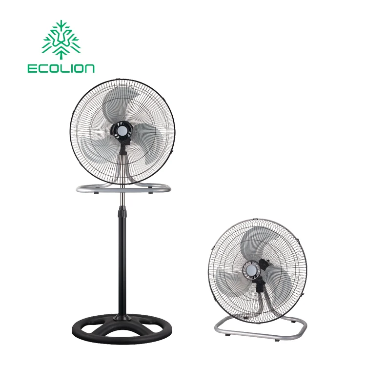 Aluminum 18 inches electric cooling home big standing pedestal fan with copper motor cross base