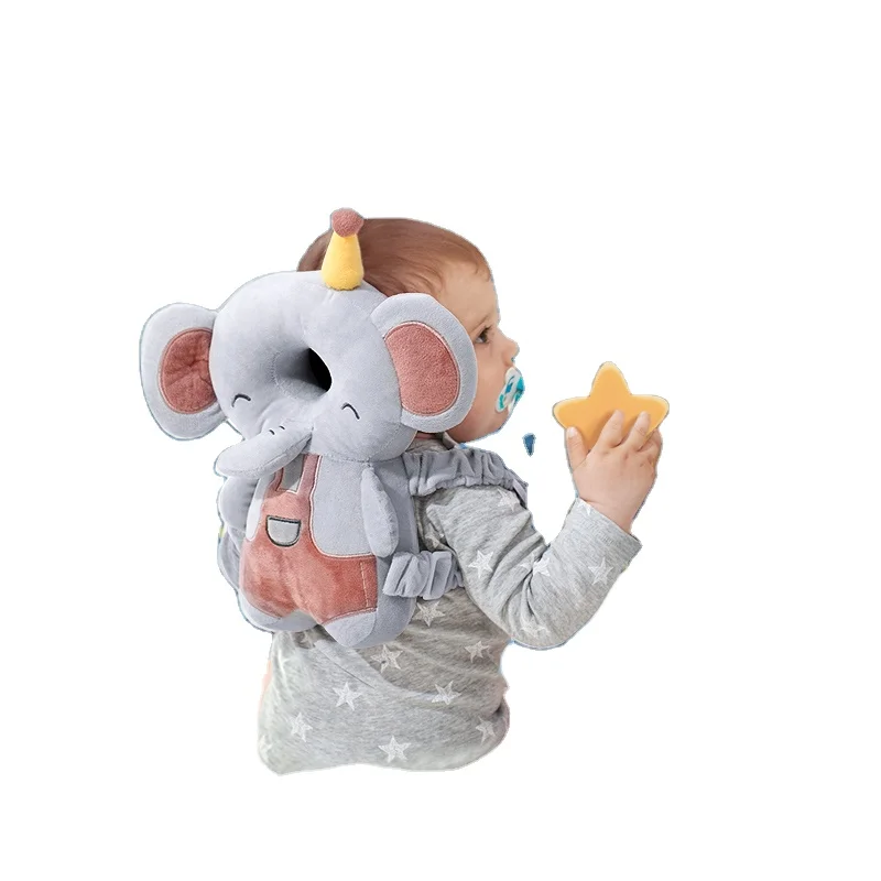 
BabyGreat Baby Head Protector Cute Bear Wings Toddlers Head Safety Nursing Drop Resistance Pad Toddlers Back Protection 