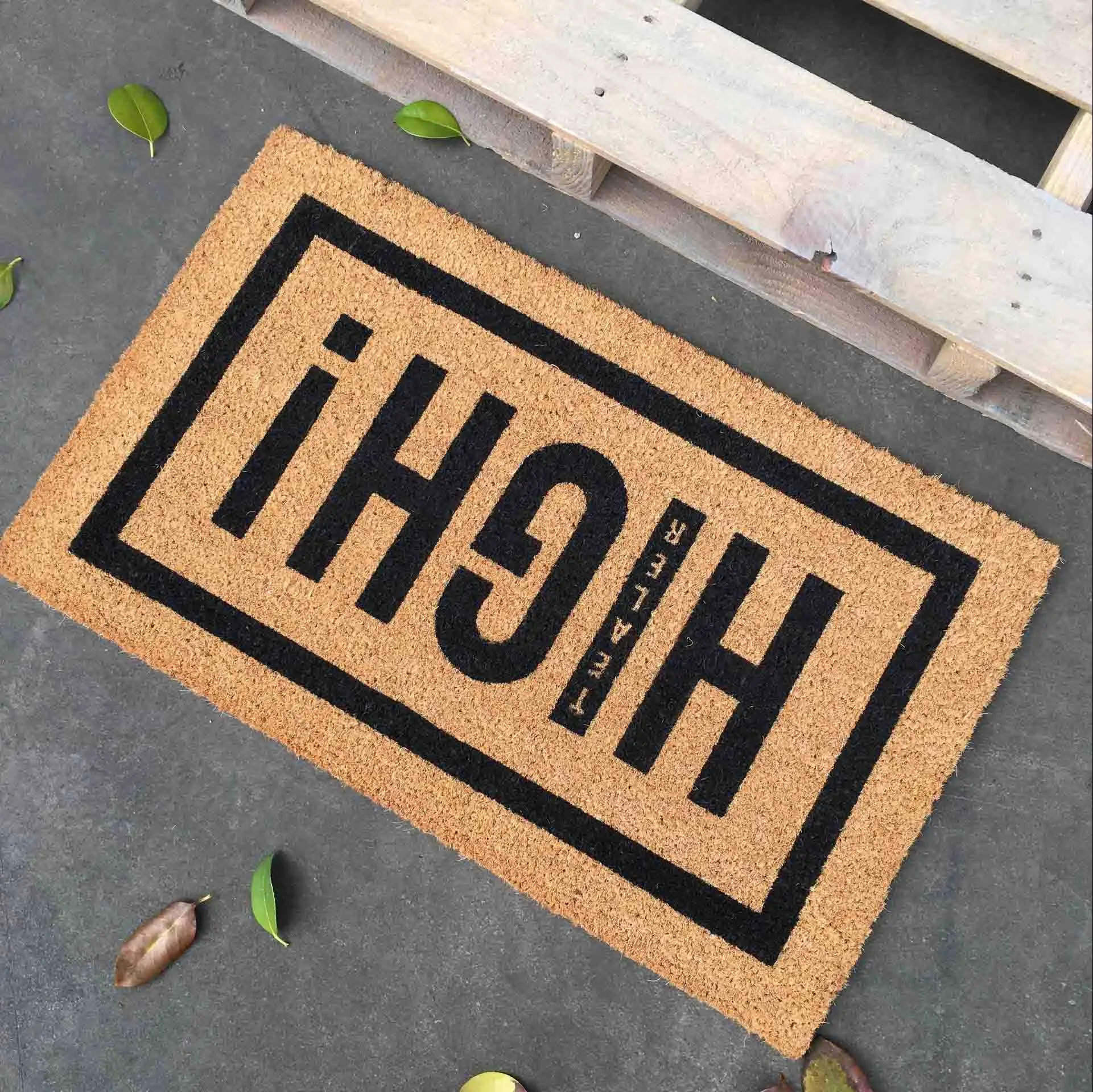 BSCI Reach Manufacturer Factory Coconut Coco Coir Doormats Door Mats