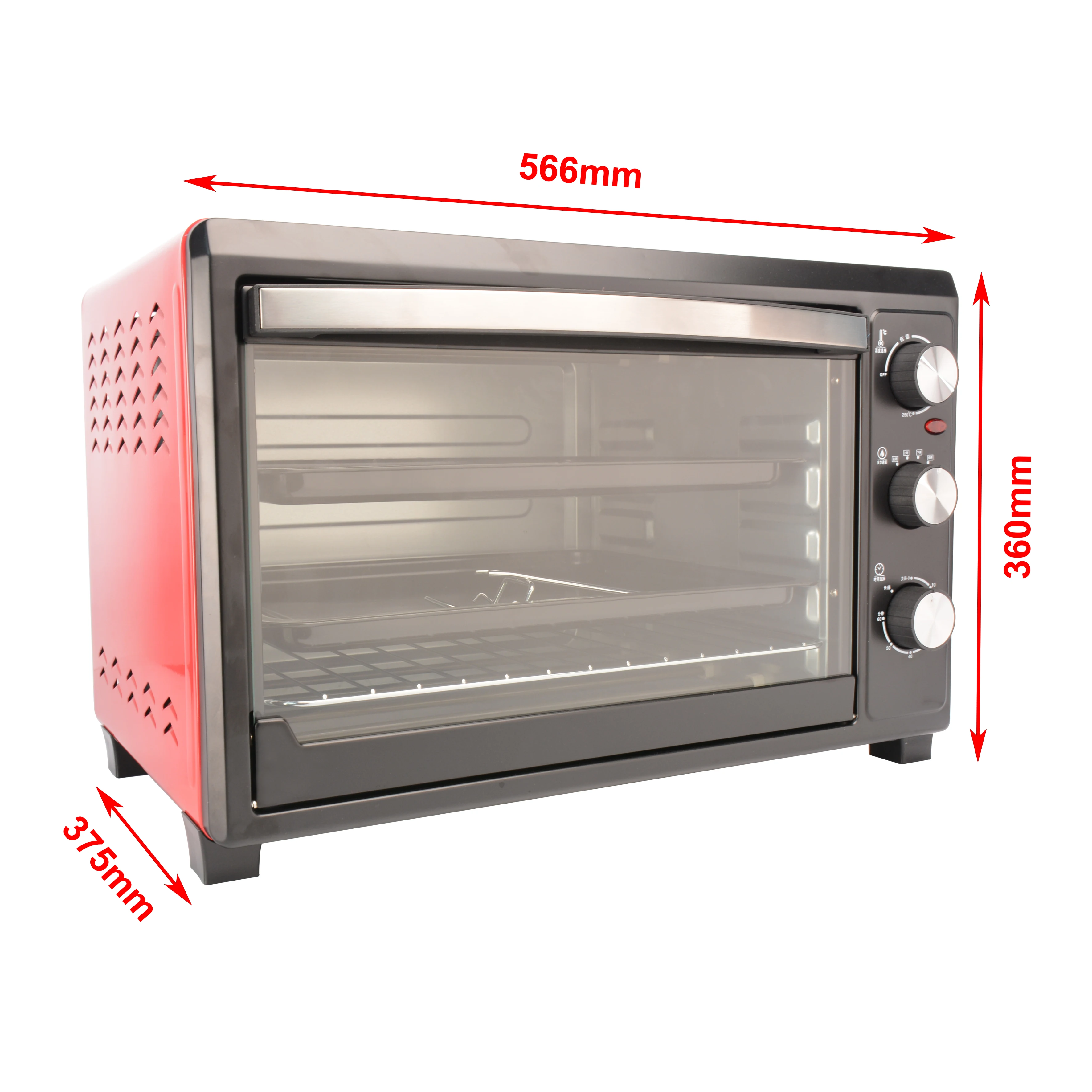 Oven toaster grill 50L conveyor belt pizza oven 	 natural gas conveyor pizza ovens