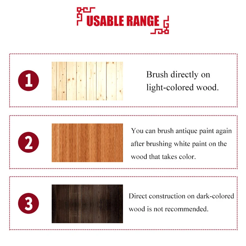 Antique Wooden Paint Classical Furniture Plate Paint With Beautiful Paint Film