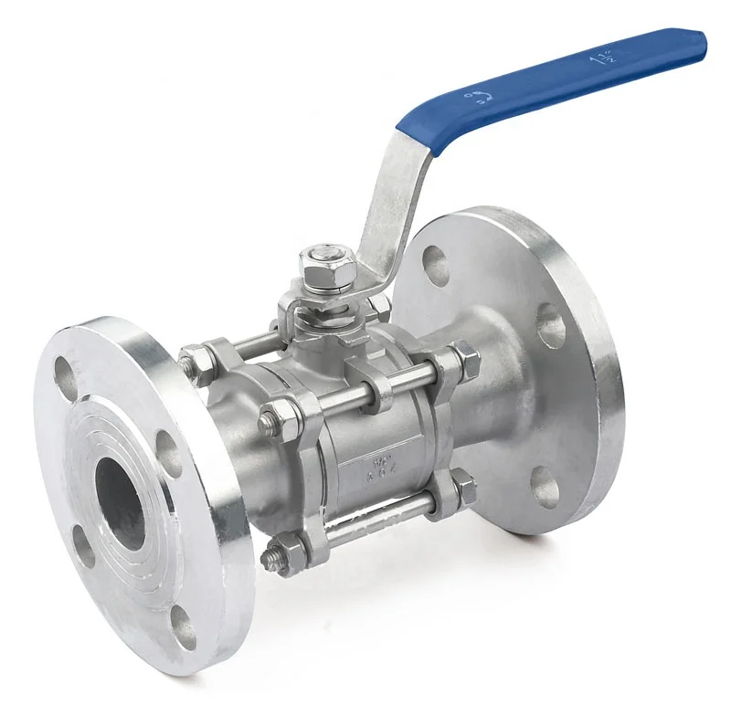 hot sale ANSI&DIN&JIS  flange  ball valve 2 pc stainless steel flange ball valve