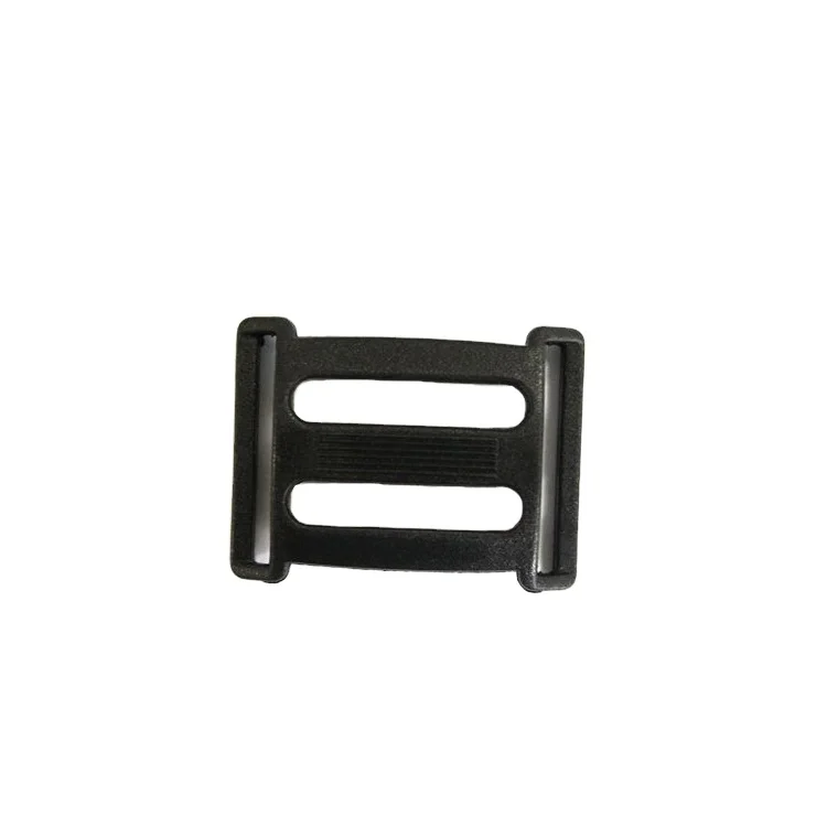 Plastic Slider Tri Glide Adjust Buckles Wider Style Backpack Straps Black