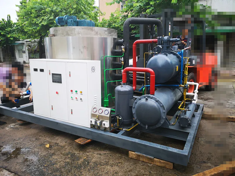 Good quality Wholesale 5 ton flake ice machine with PLC controller