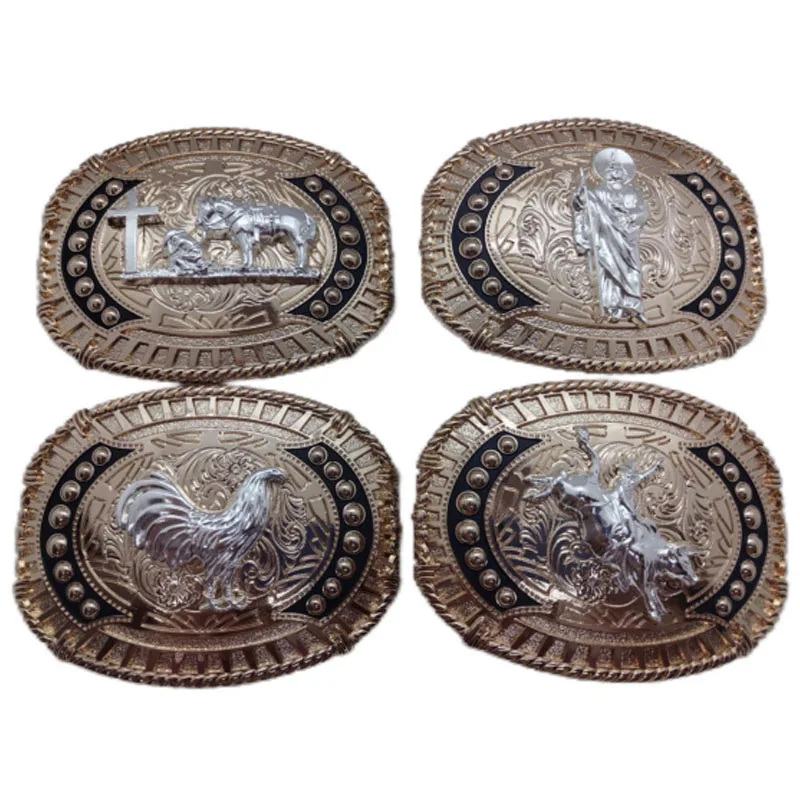 western cowboy belt buckle custom buckle 40mm wholesale belt buckle cowboy belts for men factory design logo